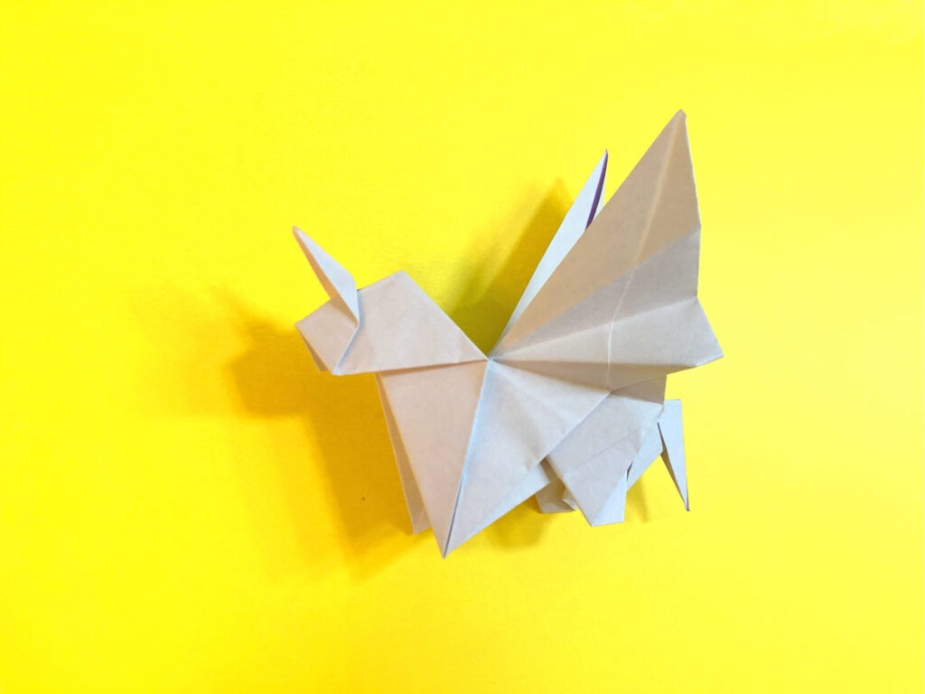 折り紙　ベビーペガサスの簡単な作り方
